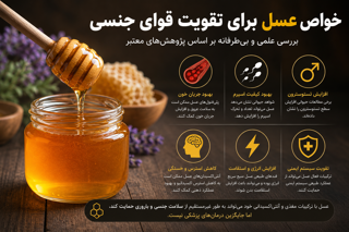 آیا عسل باعث تقویت قوای جنسی میشود؟ بررسی علمی و بیطرفانه بر اساس پژوهشهای معتبر